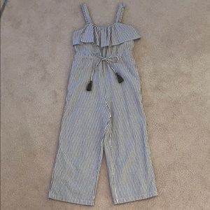 Zara Striped Jumpsuit